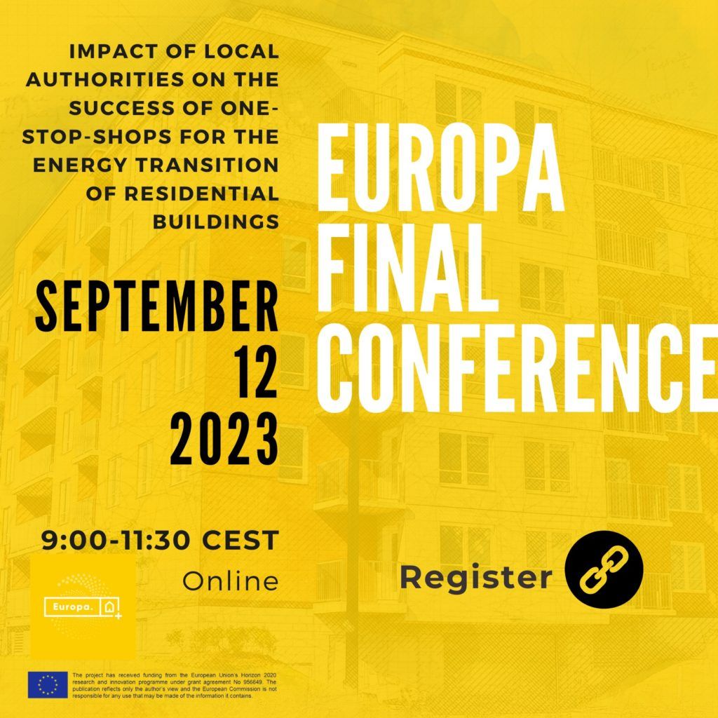 EUROPA Final Conference - Europa One Stop Shop